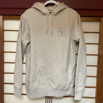 BILLABONG 그레이 후드 부착 후드티