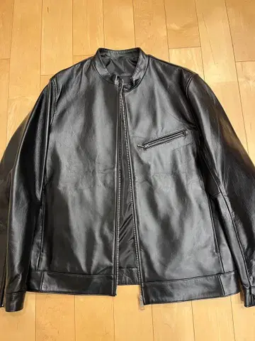 블랙 가죽 자켓