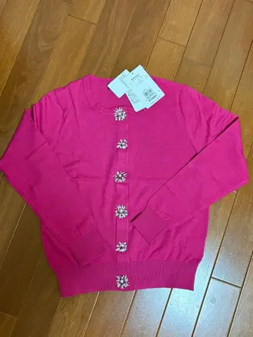 QUEENS COURT 핑크 가디건 Size 2