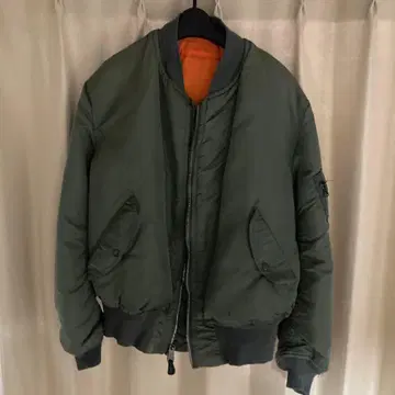 MA-1 플라이트 자켓 올리브 그린