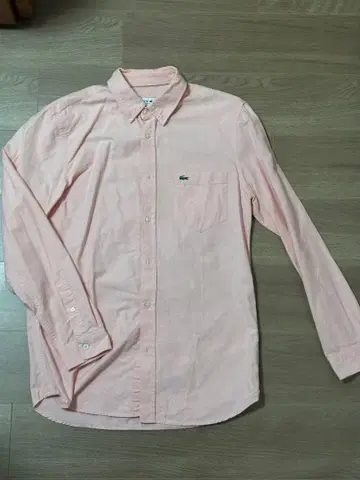 LACOSTE REGULAR FIT 핑크 긴팔 셔츠