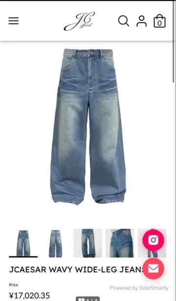 Jcaesar Studio 데님 청바지 jeans baggy 와이드