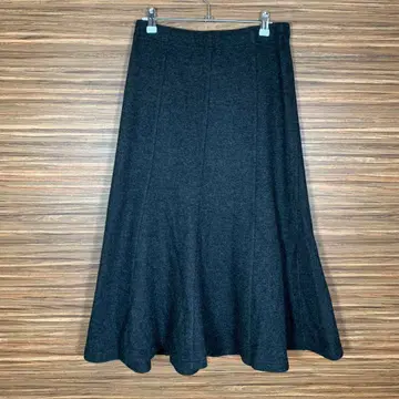 앙테르 리네엘 스커트 L 사이즈 상당 블랙 무지