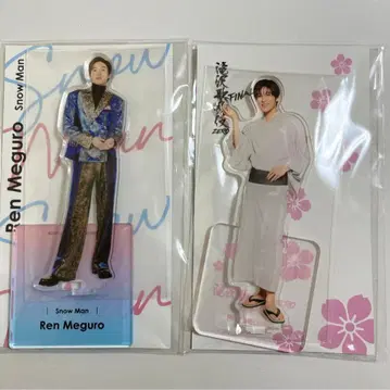 [새상품] SnowMan 메구로 렌 아크릴 스탠드 2개 세트