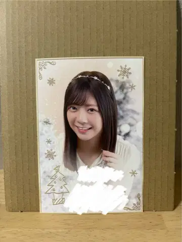 토미사토 나오 노기자카46 모바일 mobile 크리스마스 카드 노기BOX