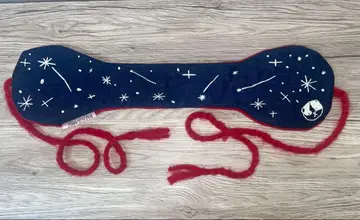 고양이 자수 디자인 귀도리 이어머프 (별자리)