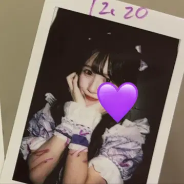 순령 미키 사인 있음 폴라로이드