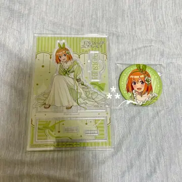 5등분의 신부 5등분의 프린세스 나카노 네잎 특전 아크릴 스탠드 캔뱃지