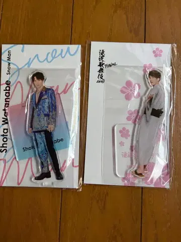 Snow Man 와타나베 쇼타 아크릴 스탠드 2종