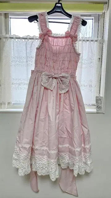 BABY 셔링 프린세스 JSK + 풀 보닛 세트