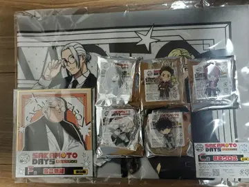 캐릭터 복권 SAKAMOTO DAYS C상 크로스+키링+미니 색지