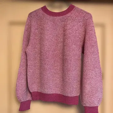 아모와르 카프리스 니트 스웨터 핑크