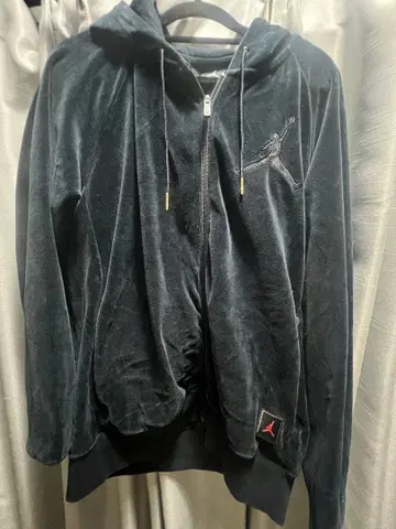 JORDAN 브랜드 지퍼 후드티