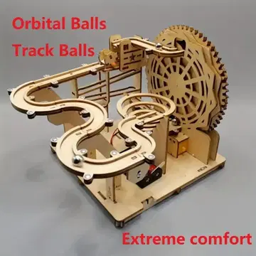 모터 비즈 굴리기 코스터 조립식 3D 퍼즐 피타고라스 스위치