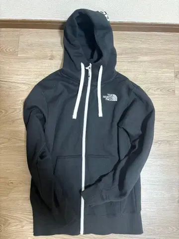 새상품급 THE NORTH FACE 블랙 풀 집업 후드티 M