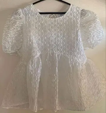 CECILIE BAHNSEN 퍼프 슬리브 상의