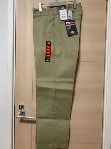 새상품 Dickies 874 34 x 30 디키즈 카키 워크 팬츠