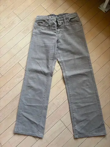 D&G 그레이 스트레이트 데님 팬츠