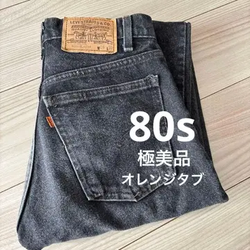 새상품급 리바이스 여성용 오렌지탭 28 블랙 레어