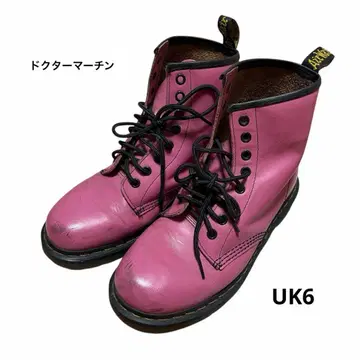 닥터마틴 8홀 UK6 25cm 핑크