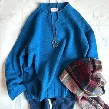 ISLAND TIDES 아일랜드 타이들 크루넥 니트 영국제