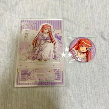 5등분의 신부 5등분의 프린세스 나카노 니노 혜택 아크릴 스탠드 캔뱃지