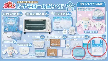 시나모롤 복권, 가챠 (묶음 판매)