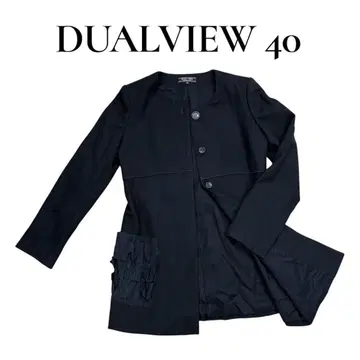 DUAL VIEW 코트 아우터 블랙 40