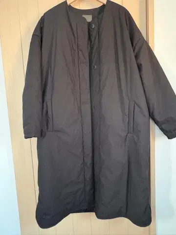 오로네 블랙 롱 코트