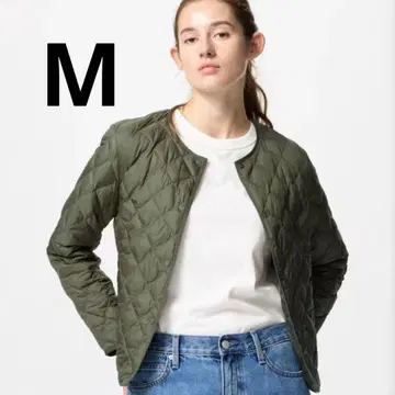 퍼프 테크 퀼팅 자켓 / 웜 패디드 M 올리브