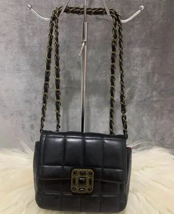 퀼팅 가죽 체인 숄더 백 한국 y2k