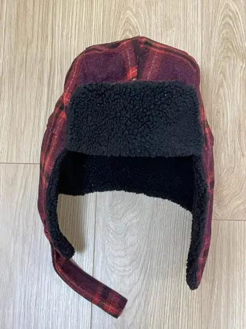 폴 스미스 PS 플라이트 캡 체크 보아 방한 미사용 새상품