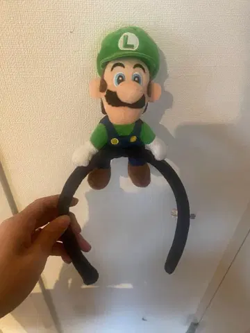 루이지 봉제 인형 머리띠