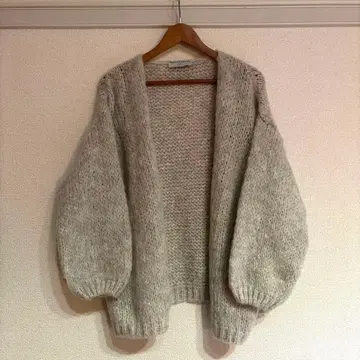 새상품급 TRICOTS JEAN MARC 그레이 가디건