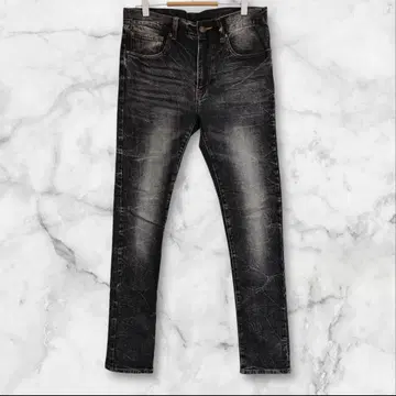 LEFLAH 스키니 데님 팬츠/남성용