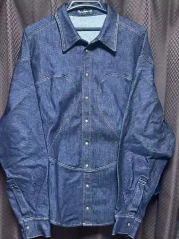 TELE graphe Lab 데님 셔츠 st pour homme