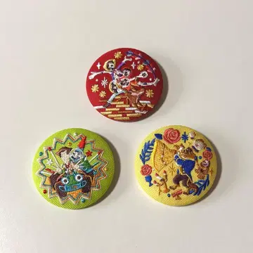 디즈니 자수 캔뱃지 2개 3개 세트