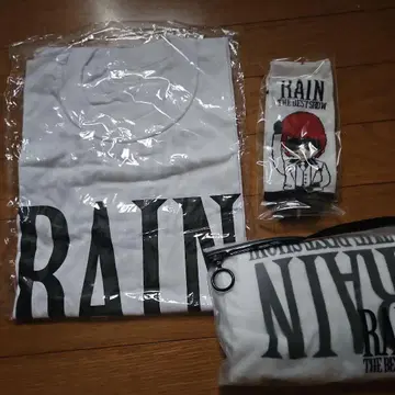 [ 미사용품 ] RAIN 더 베스트 쇼 라이브 굿즈 T 셔츠