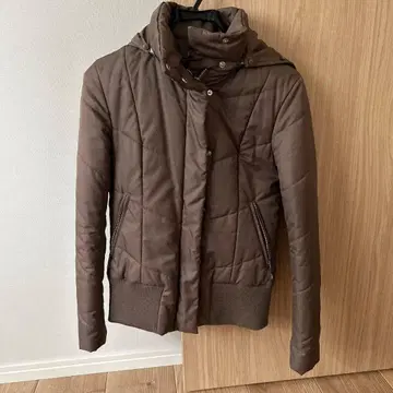에니시스 anySiS 브라운 퀼팅 다운 자켓