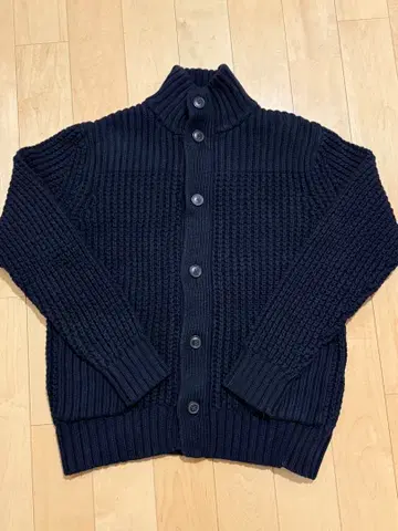 새상품급 GAP 네이비 가디건 스탠드 카라