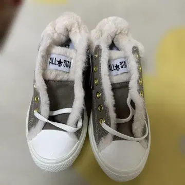 ALL STAR 플리스 라이닝 스니커즈 베이지 5SD729