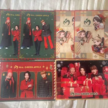 Mrs. GREEN APPLE 비주얼 시트 6매 세트