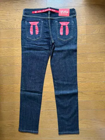 CUNE 빨간 토끼 슬림핏 데님 32