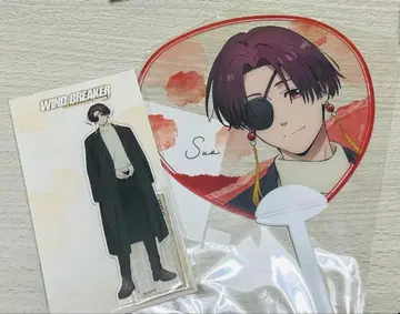 WIND BREAKER 소방 부채 아크릴 스탠드