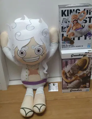 원피스 몽키 D 루피 봉제 인형 기어5 세트