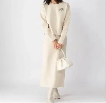 미사용 밴야드 스톰 리버서블 니트 스커트