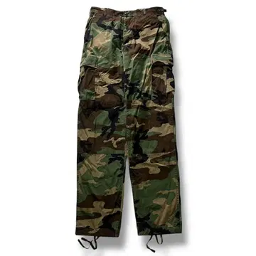 00s 미군 실물 BDU 카모플라주 카고 팬츠 우드랜드 US ARMY