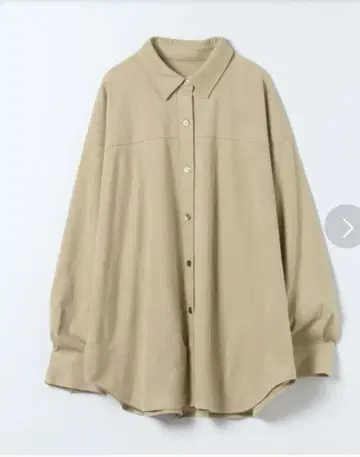 소프트 스웨이드 셔츠 자켓 베이지