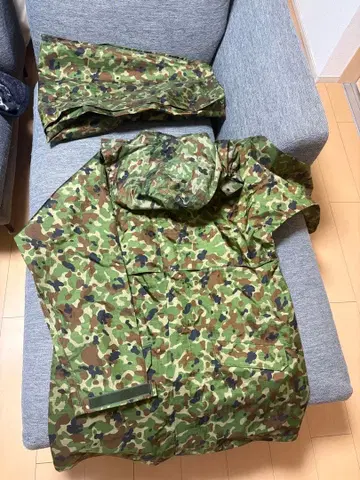 [ 미사용 새상품 ] 카모플라쥬 우비 우의 1A