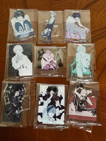 제일복권 데스노트 G상 아크릴 스탠드 9점 세트